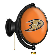 Load image into Gallery viewer, Anaheim Ducks: Original Oval Rotating Lighted Wall Sign - The Fan-Brand