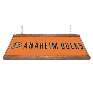 Anaheim Ducks: Premium Wood Pool Table Light - The Fan-Brand