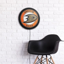 Load image into Gallery viewer, Anaheim Ducks: Round Slimline Lighted Wall Sign - The Fan-Brand