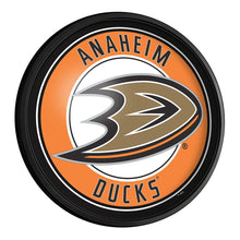 Load image into Gallery viewer, Anaheim Ducks: Round Slimline Lighted Wall Sign - The Fan-Brand