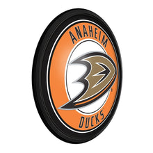 Load image into Gallery viewer, Anaheim Ducks: Round Slimline Lighted Wall Sign - The Fan-Brand