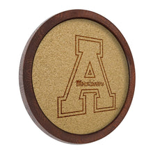 Load image into Gallery viewer, App State Mountaineers: &quot;Faux&quot; Barrel Framed Cork Board - The Fan-Brand