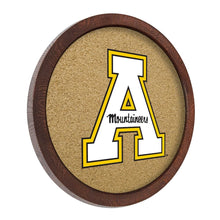 Load image into Gallery viewer, App State Mountaineers: &quot;Faux&quot; Barrel Framed Cork Board - The Fan-Brand