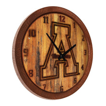 Load image into Gallery viewer, Appalachian State Mountaineers: Branded &quot;Faux&quot; Barrel Top Wall Clock - The Fan-Brand