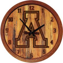 Load image into Gallery viewer, Appalachian State Mountaineers: Branded &quot;Faux&quot; Barrel Top Wall Clock - The Fan-Brand