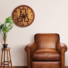 Load image into Gallery viewer, Appalachian State Mountaineers: Branded &quot;Faux&quot; Barrel Top Wall Clock - The Fan-Brand