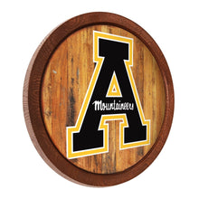 Load image into Gallery viewer, Appalachian State Mountaineers: &quot;Faux&quot; Barrel Top Sign - The Fan-Brand