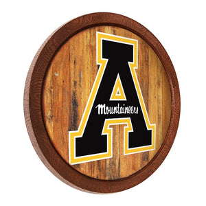 Appalachian State Mountaineers: "Faux" Barrel Top Sign - The Fan-Brand