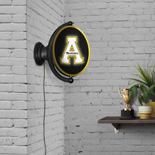 Load image into Gallery viewer, Appalachian State Mountaineers: Original Oval Rotating Lighted Wall Sign - The Fan-Brand