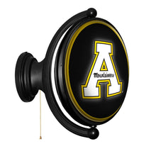 Load image into Gallery viewer, Appalachian State Mountaineers: Original Oval Rotating Lighted Wall Sign - The Fan-Brand