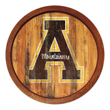 Load image into Gallery viewer, Appalachian State Mountaineers: Weathered &quot;Faux&quot; Barrel Top Sign - The Fan-Brand