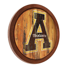 Load image into Gallery viewer, Appalachian State Mountaineers: Weathered &quot;Faux&quot; Barrel Top Sign - The Fan-Brand