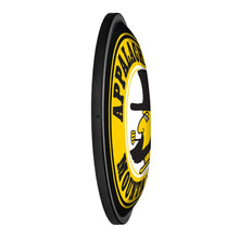 Load image into Gallery viewer, Appalachian State Mountaineers: Yosef - Original Round Slimline Lighted Wall Sign - The Fan-Brand