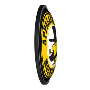 Appalachian State Mountaineers: Yosef - Original Round Slimline Lighted Wall Sign - The Fan-Brand