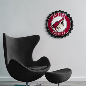 Arizona Coyotes: Bottle Cap Wall Sign - The Fan-Brand