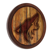 Load image into Gallery viewer, Arizona Coyotes: Branded &quot;Faux&quot; Barrel Top Sign - The Fan-Brand