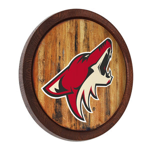 Arizona Coyotes: "Faux" Barrel Top Sign - The Fan-Brand