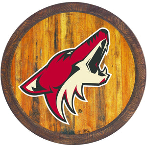 Arizona Coyotes: "Faux" Barrel Top Sign - The Fan-Brand