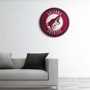 Arizona Coyotes: Modern Disc Wall Sign - The Fan-Brand