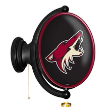 Load image into Gallery viewer, Arizona Coyotes: Original Oval Rotating Lighted Wall Sign - The Fan-Brand