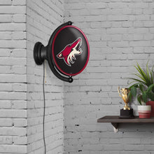 Load image into Gallery viewer, Arizona Coyotes: Original Oval Rotating Lighted Wall Sign - The Fan-Brand