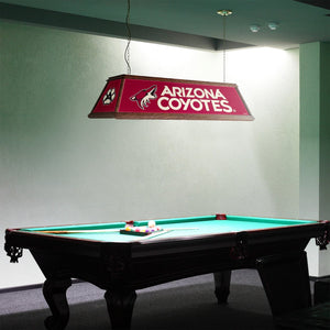 Arizona Coyotes: Premium Wood Pool Table Light - The Fan-Brand