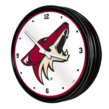 Load image into Gallery viewer, Arizona Coyotes: Retro Lighted Wall Clock - The Fan-Brand