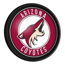 Load image into Gallery viewer, Arizona Coyotes: Round Slimline Lighted Wall Sign - The Fan-Brand