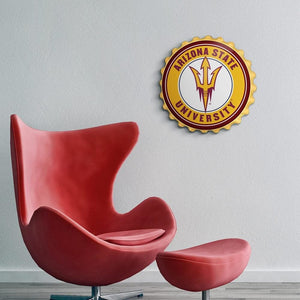 Arizona State Sun Devils: Bottle Cap Wall Sign - The Fan-Brand