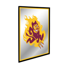 Load image into Gallery viewer, Arizona State Sun Devils: Mascot - Framed Mirrored Wall Sign - The Fan-Brand