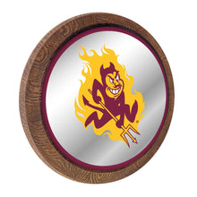 Load image into Gallery viewer, Arizona State Sun Devils: Mascot - Mirrored Barrel Top Mirrored Wall Sign - The Fan-Brand
