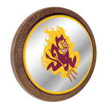 Load image into Gallery viewer, Arizona State Sun Devils: Mascot - Mirrored Barrel Top Mirrored Wall Sign - The Fan-Brand