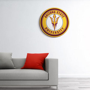 Arizona State Sun Devils: Modern Disc Wall Sign - The Fan-Brand