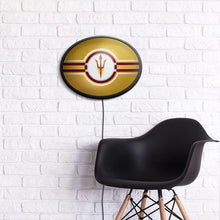 Load image into Gallery viewer, Arizona State Sun Devils: Oval Slimline Lighted Wall Sign - The Fan-Brand