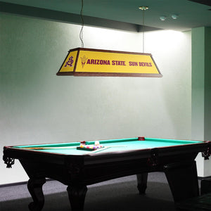 Arizona State Sun Devils: Premium Wood Pool Table Light - The Fan-Brand