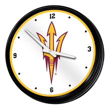 Load image into Gallery viewer, Arizona State Sun Devils: Retro Lighted Wall Clock - The Fan-Brand