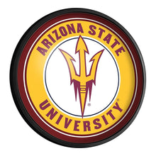 Load image into Gallery viewer, Arizona State Sun Devils: Round Slimline Lighted Wall Sign - The Fan-Brand