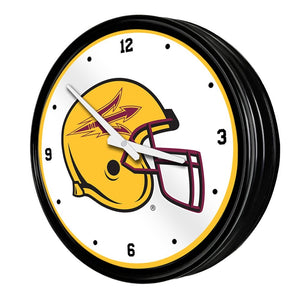 Arizona State Sun Devils: Sparky - Retro Lighted Wall Clock - The Fan-Brand