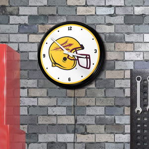 Arizona State Sun Devils: Sparky - Retro Lighted Wall Clock - The Fan-Brand