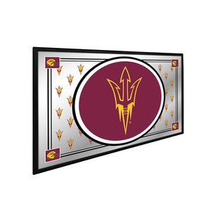 Arizona State Sun Devils: Team Spirit - Framed Mirrored Wall Sign - The Fan-Brand