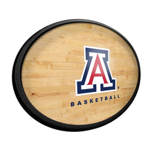 Load image into Gallery viewer, Arizona Wildcats: Hardwood - Oval Slimline Lighted Wall Sign - The Fan-Brand