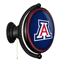 Load image into Gallery viewer, Arizona Wildcats: Original Oval Rotating Lighted Wall Sign - The Fan-Brand