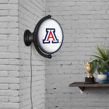 Load image into Gallery viewer, Arizona Wildcats: Original Oval Rotating Lighted Wall Sign - The Fan-Brand