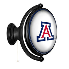 Load image into Gallery viewer, Arizona Wildcats: Original Oval Rotating Lighted Wall Sign - The Fan-Brand