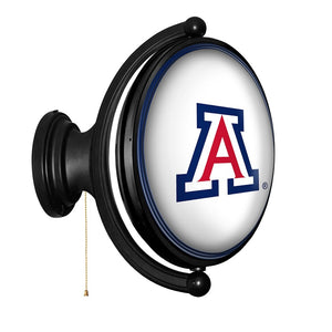 Arizona Wildcats: Original Oval Rotating Lighted Wall Sign - The Fan-Brand