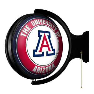 Arizona Wildcats: Original Round Rotating Lighted Wall Sign - The Fan-Brand