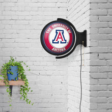 Load image into Gallery viewer, Arizona Wildcats: Original Round Rotating Lighted Wall Sign - The Fan-Brand