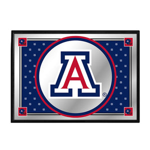 Arizona Wildcats: Team Spirit - Framed Mirrored Wall Sign - The Fan-Brand