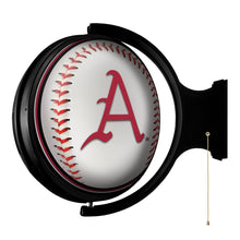 Load image into Gallery viewer, Arkansas Razorbacks: Baseball - Rotating Lighted Wall Sign - The Fan-Brand
