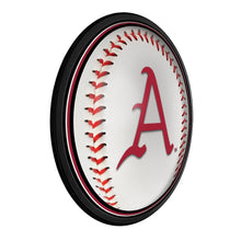 Load image into Gallery viewer, Arkansas Razorbacks: Baseball - Slimline Lighted Wall Sign - The Fan-Brand